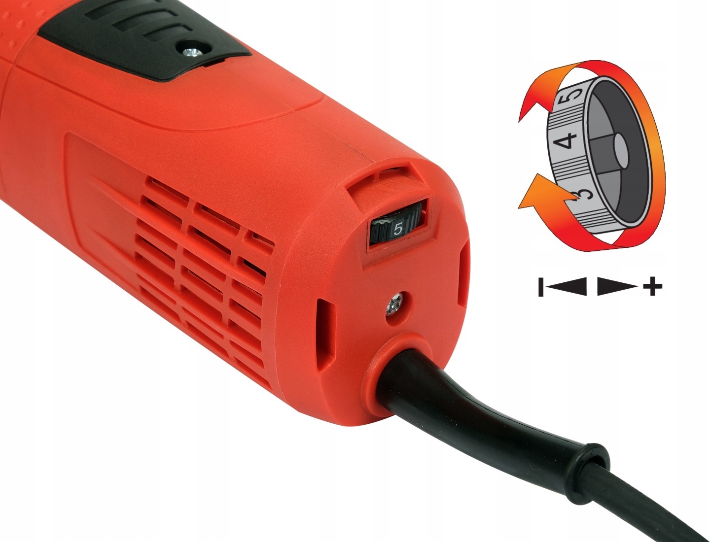 YATO SZLIFIERKA KĄTOWA POLERKA 125MM 1700W Z REGULACJĄ OBROTÓW DIAX KĄTÓWKA