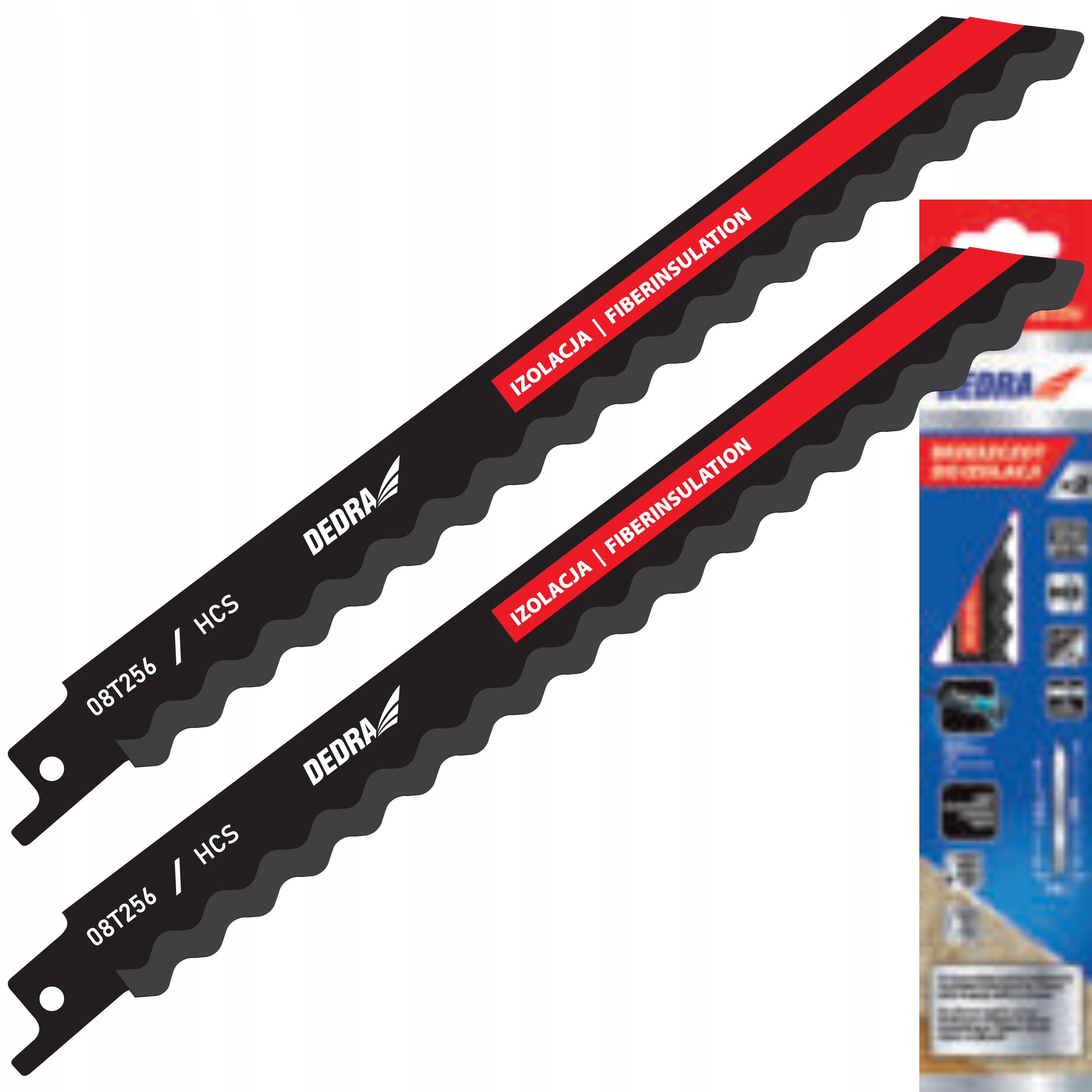 DEDRA 2 BRZESZCZOTY PIŁY SZABLASTEJ LISICY DO CIĘCIA IZOLACJI 200/175mm HCS