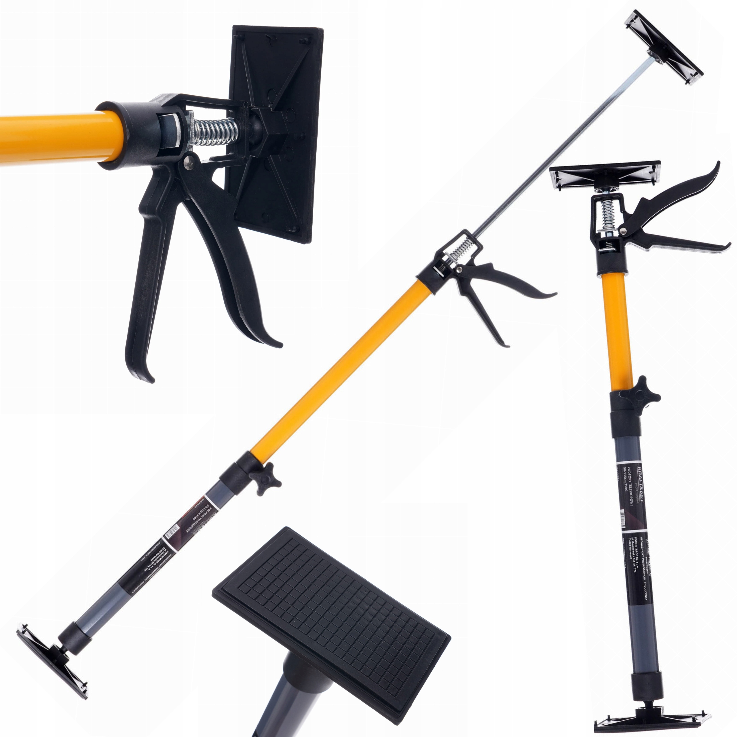 KRAFT&DELE PODPORA TELESKOPOWA 2 ELEMENTOWA 50-115CM PODNOŚNIK KD3022