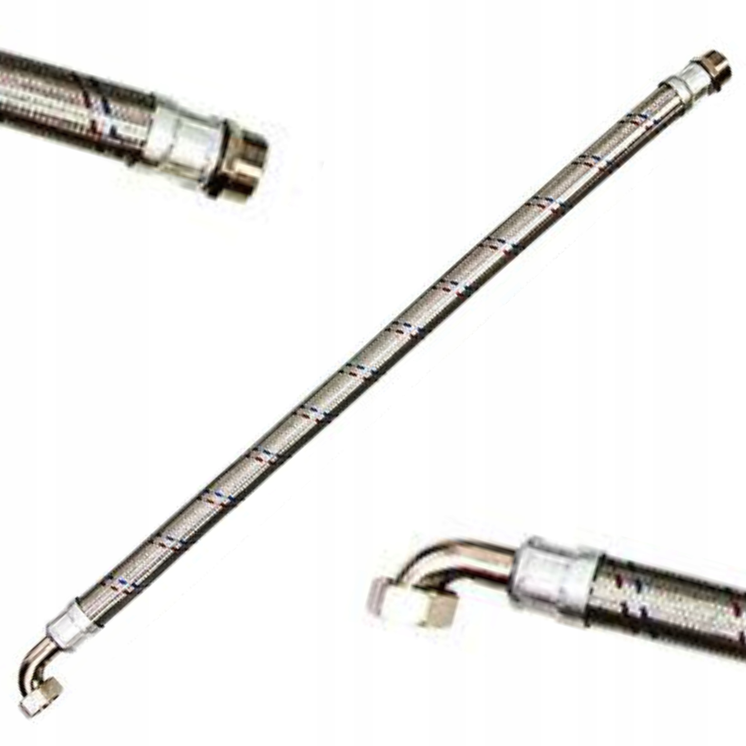 OMNIGENA WĄŻ ANTYWIBRACYJNY 1"x1" 70cm 700mm Z KOLANKIEM DO POMP