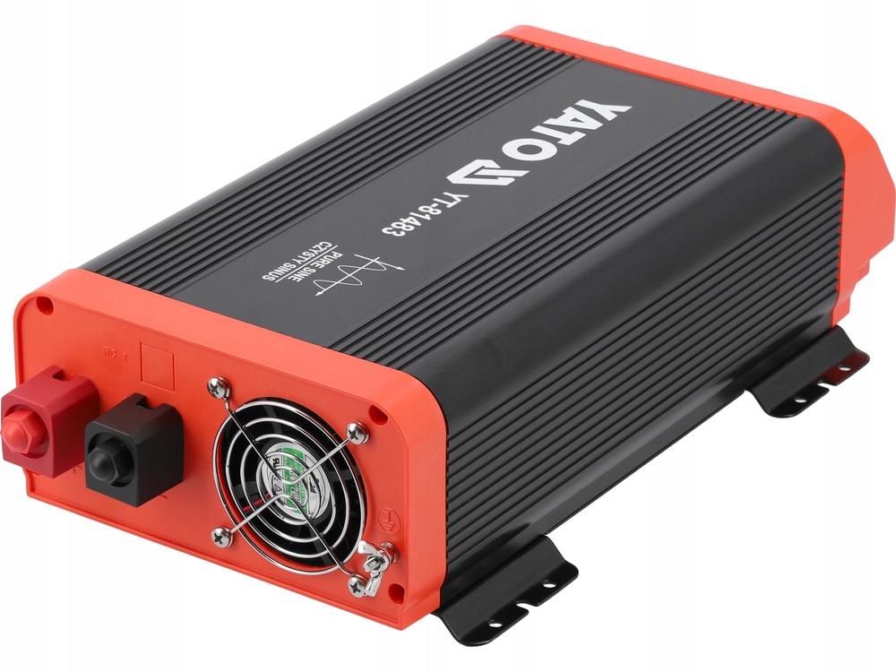 YATO PRZETWORNICA NAPIĘCIA PRĄDU STAŁEGO 12/230V 1000W USB-C CZYSTY SINUS