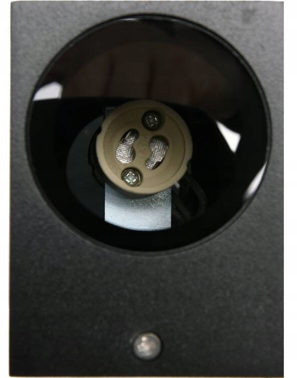 YATO LAMPA ŚCIENNA ZEWNĘTRZNA CZARNA ALUMINIOWA 2XGU10 KWADRATOWA YT-81903