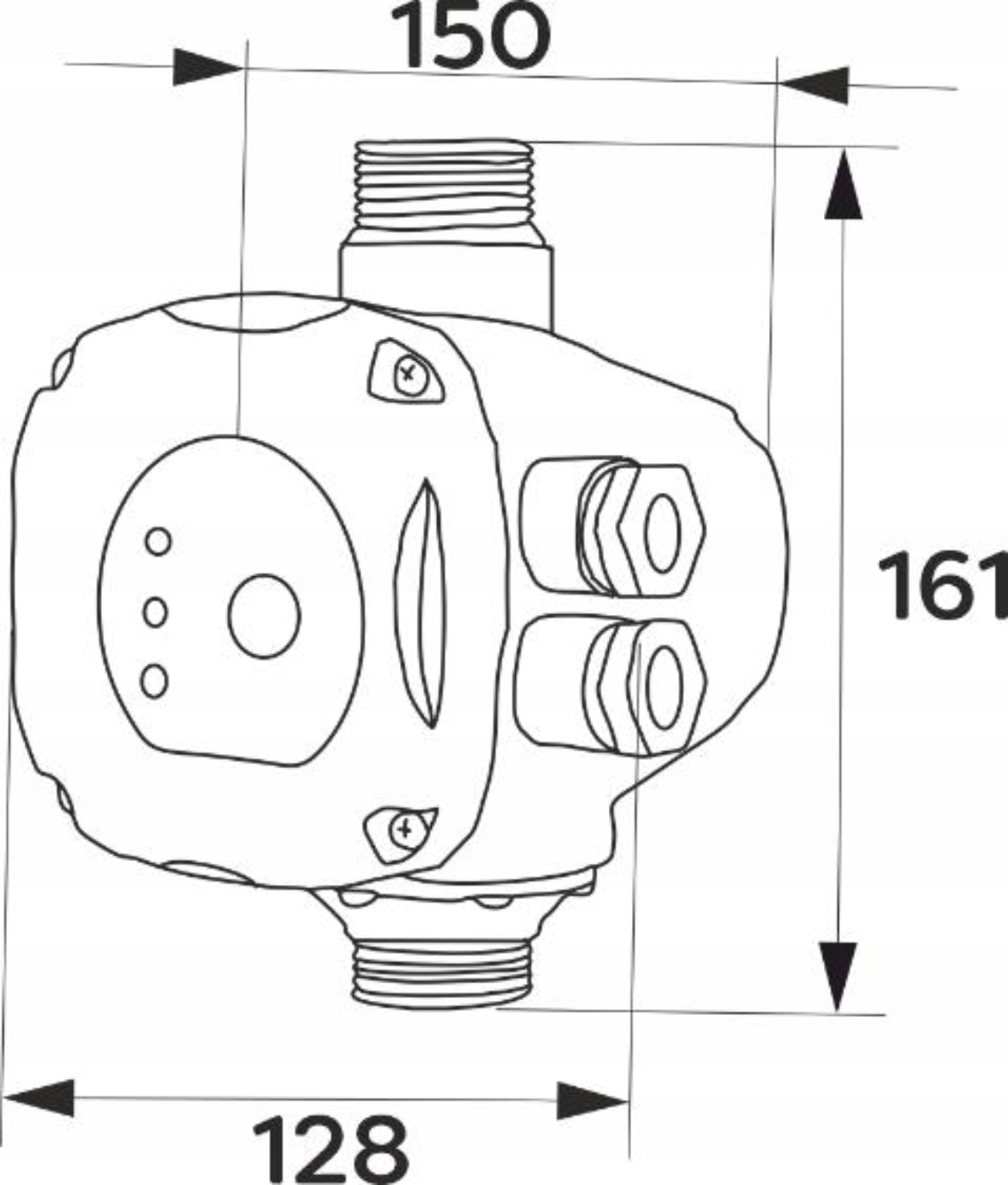 OMNIGENA HYDROFOR POMPA JY1000 INOX 230V ZESTAW HYDROFOROWY BRIO BM12 1,1kW