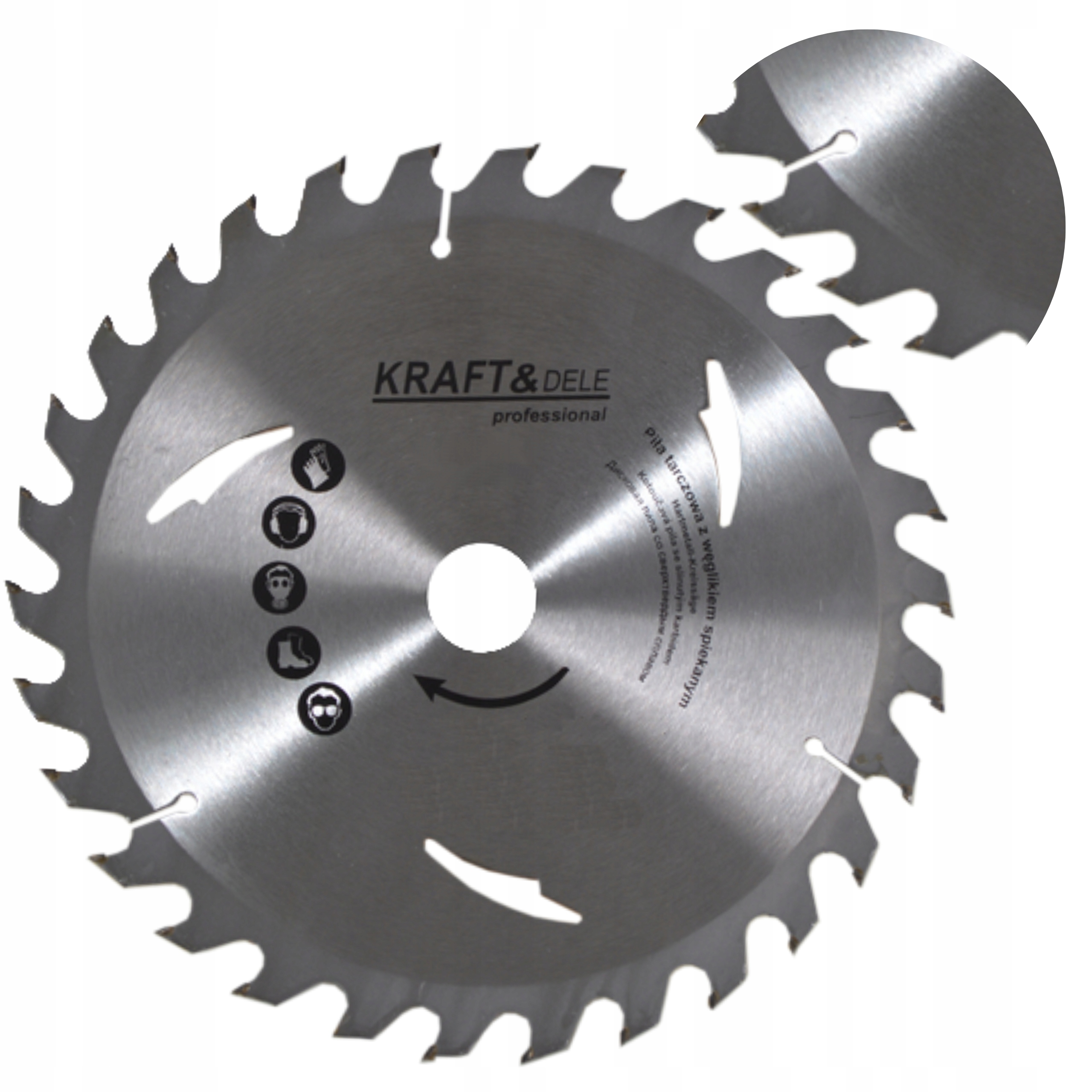 KRAFT&DELE TARCZA DO DREWNA WIDIOWA 210 MM / 32 MM 24T KD1025