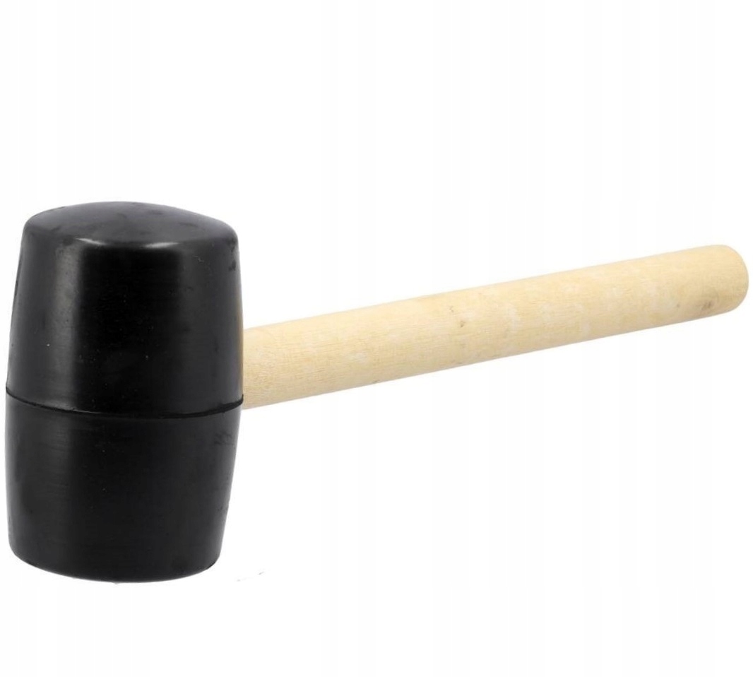 VOREL MŁOTEK GUMOWY 700G TRZONEK LAKIER DREWNIANY 33900 OBUCH 70MM VOREL