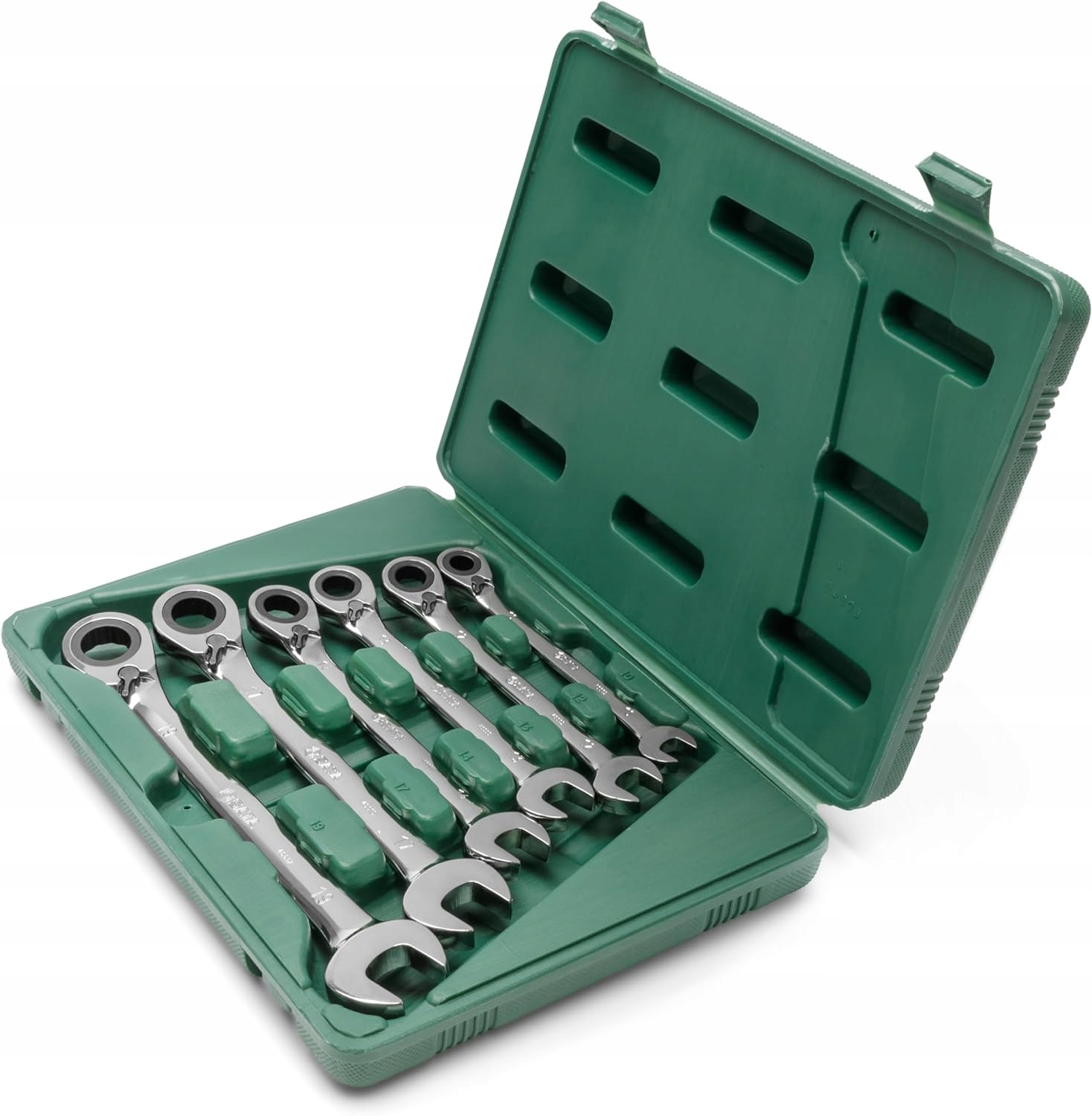 SATA 6 KLUCZY PŁASKO-OCZKH Z SZYBKĄ ZMIANA KIERUNEK Z GRZECHOTKĄ ST09080SJ