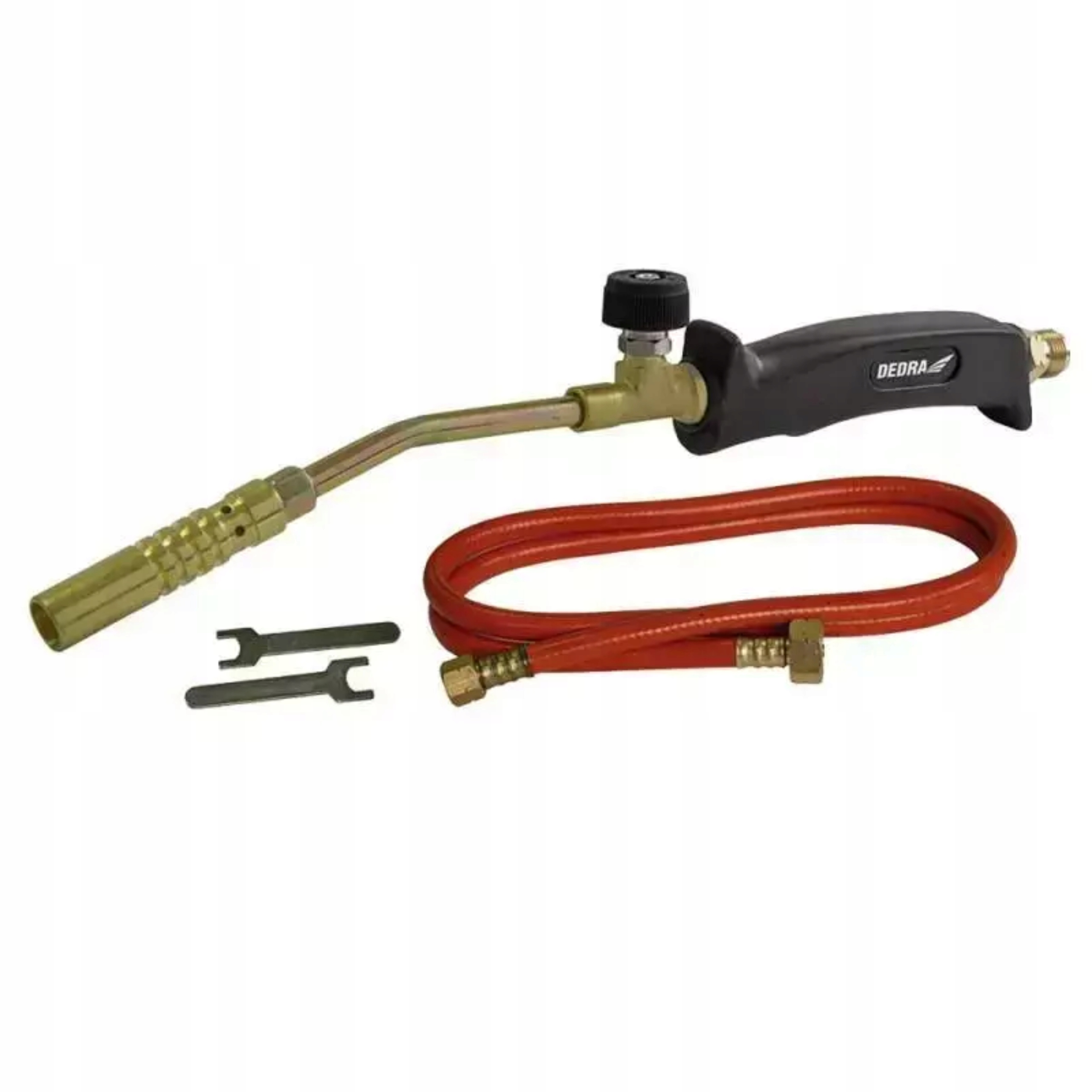 DEDRA ZESTAW KOMPLET DYSZA PALNIK GAZOWY LUTOWANIA 17MM WĄŻ 2M 31B010