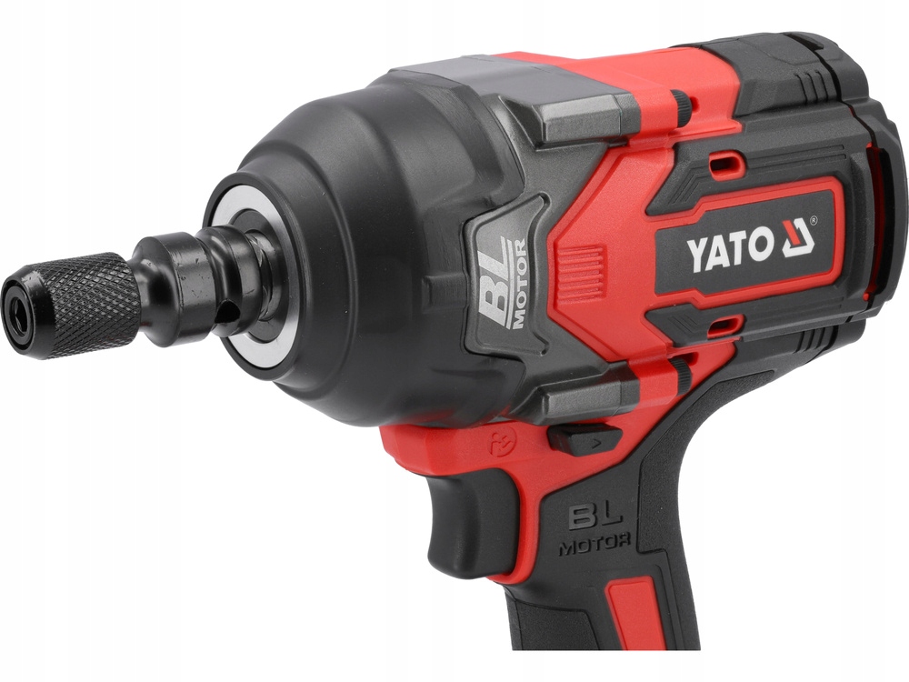 YATO KLUCZ UDAROWY BEZSZCZOTKOWY AKUMULATOROWY 18V 1/2'' 1200NM 4Ah ADAPTER