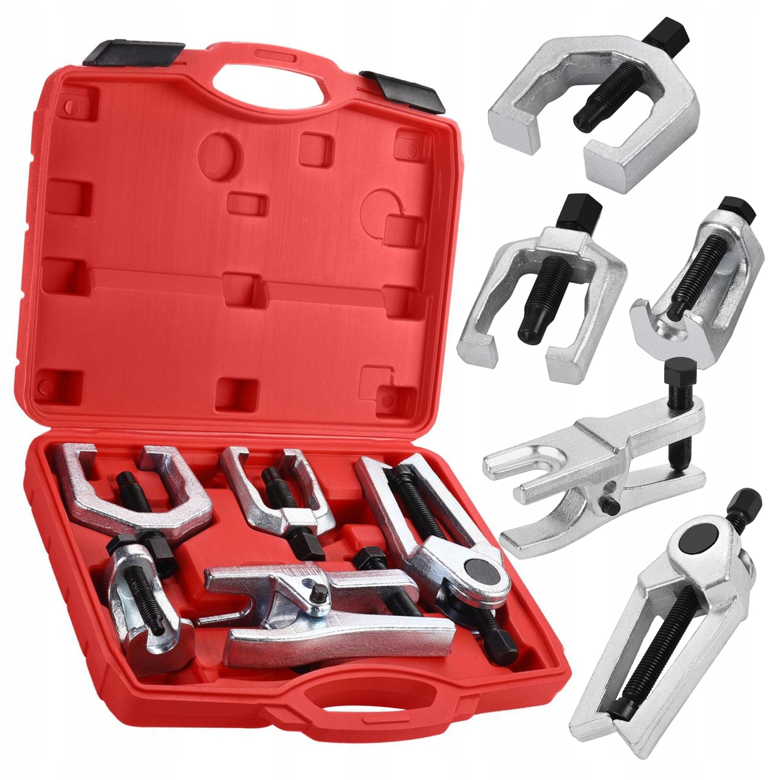 ZESTAW ŚCIĄGACZ SWORZNI KULISTYCH PRZEGUBÓW KOŃCÓWEK DRĄŻKA ŁOŻYSK KD12509