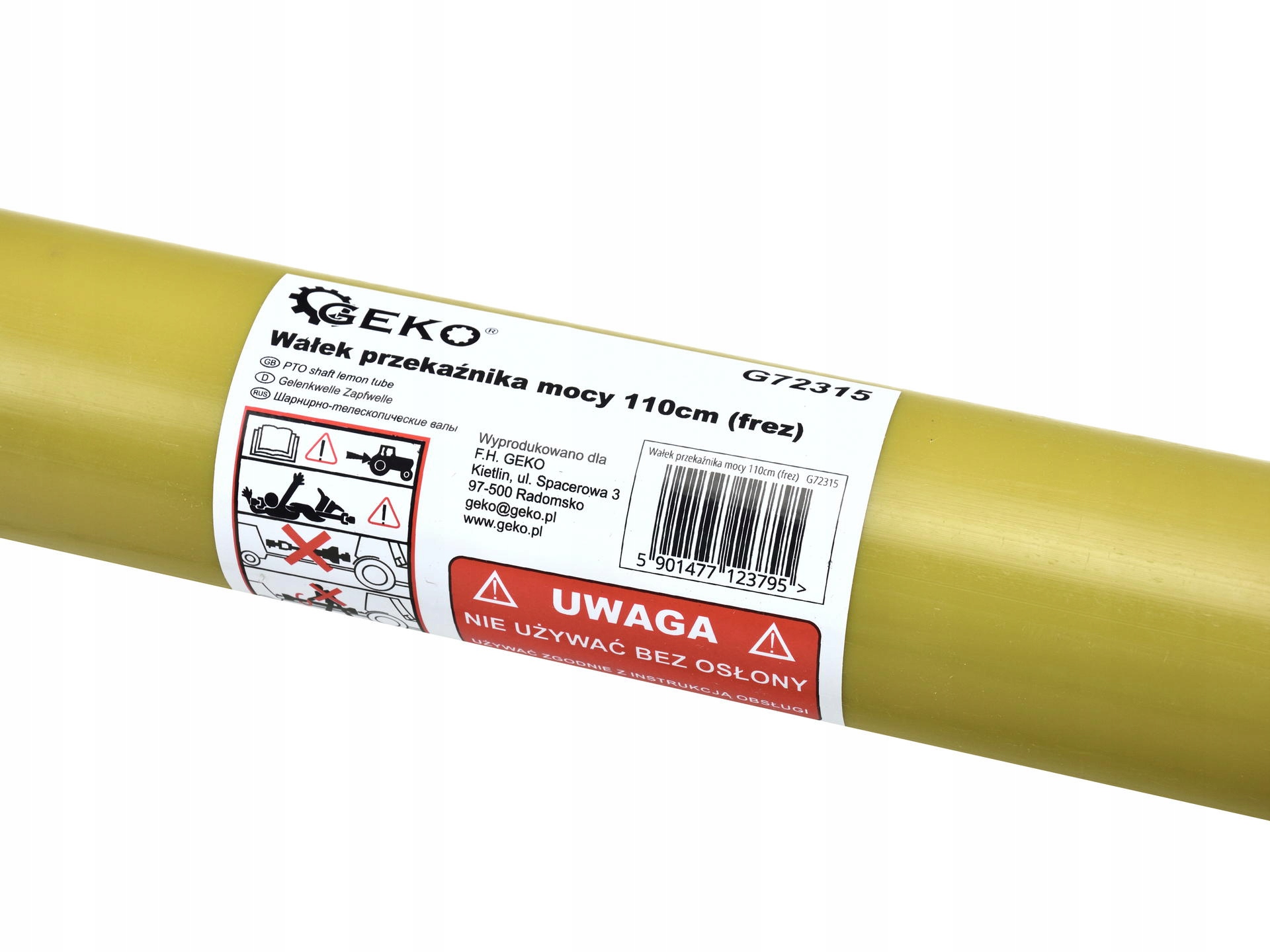 WAŁEK WAŁ TRANSMISYJNY PRZEKAŹNIKA MOCY WOM CIĄGNIKA TRAKTORA FREZOWY 100CM