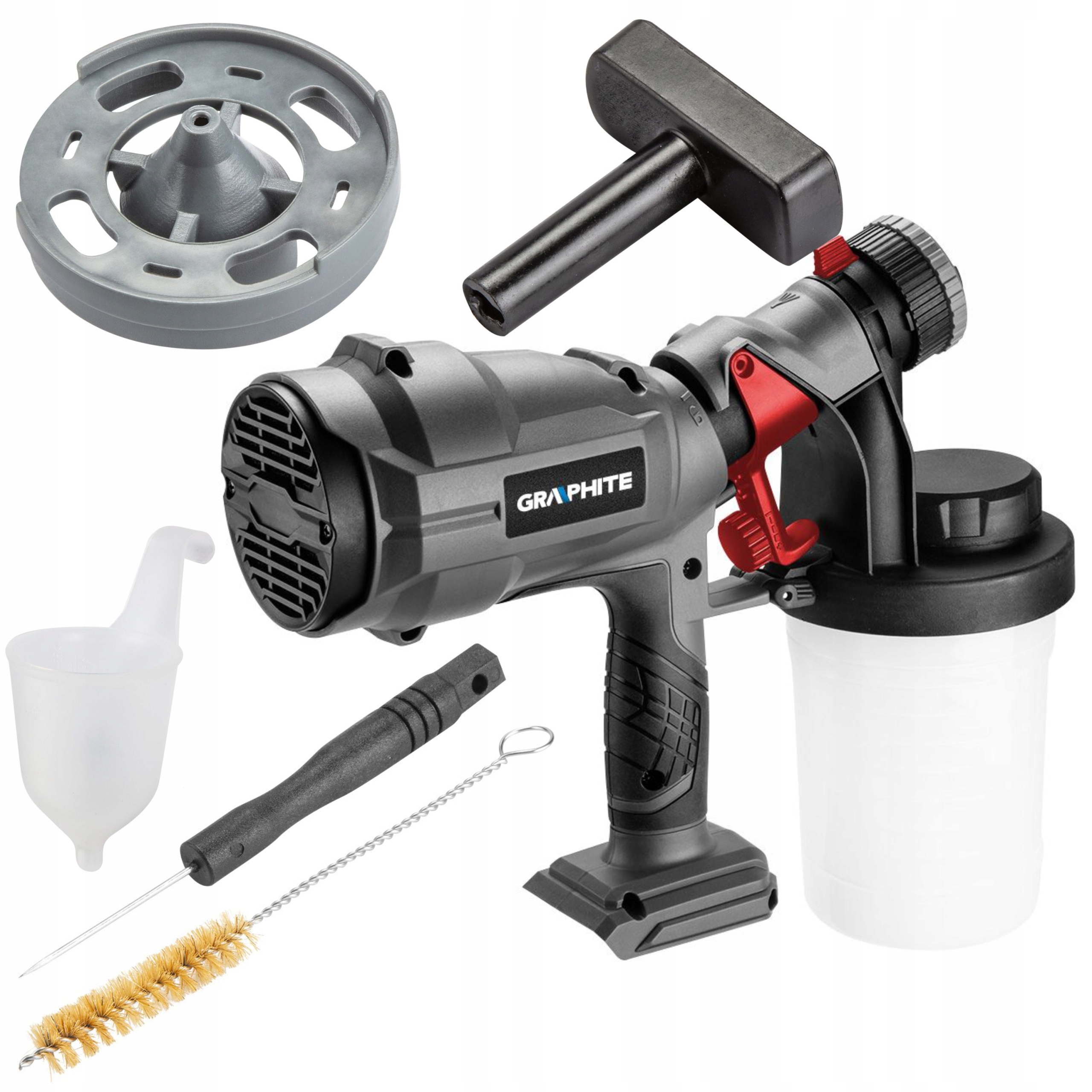 GRAPHITER PISTOLET NATRYSKOWY MALARSKI HVLP 18V