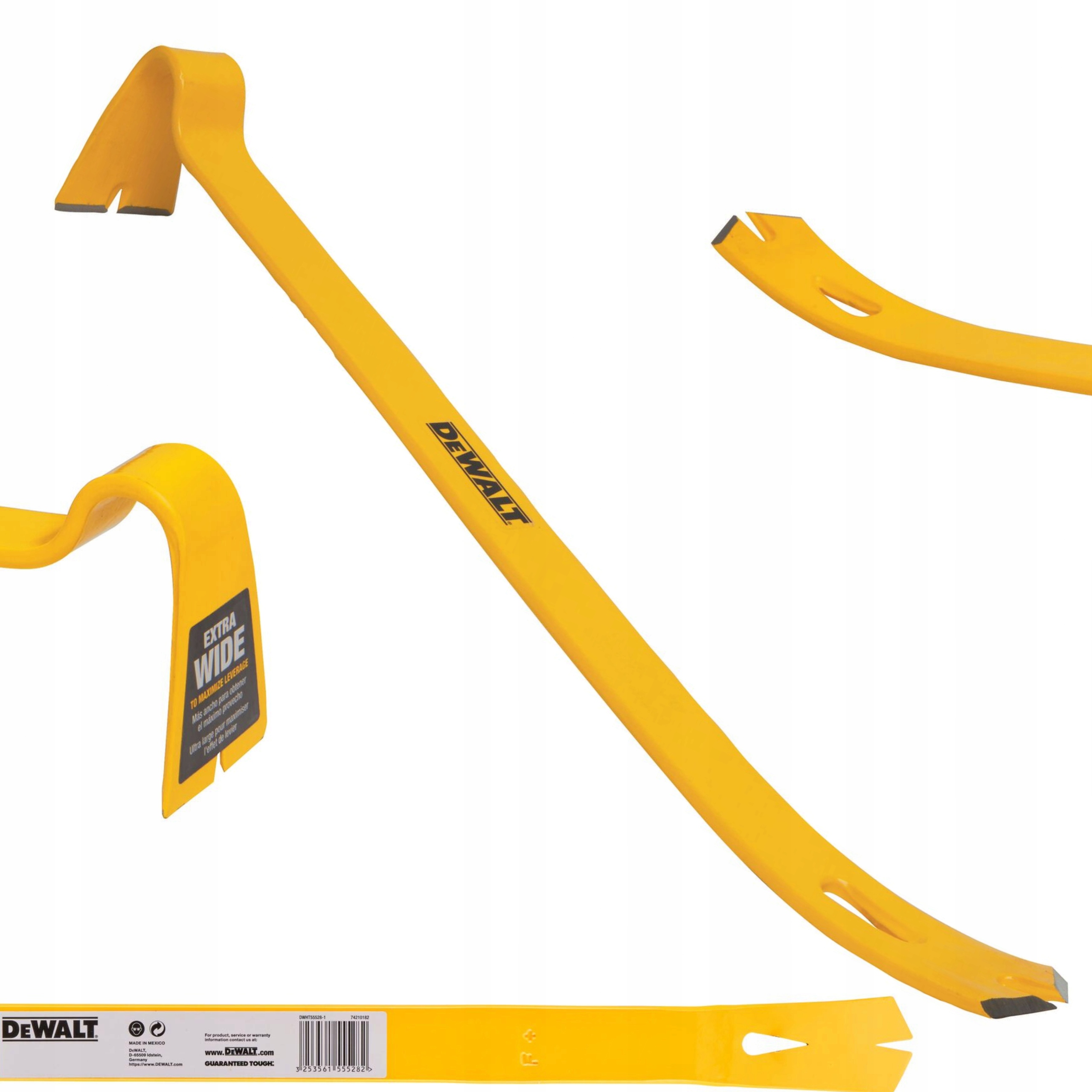 DEWALT ŁOM DO USUWANIA GWOŹDZI 530MM 55528-1