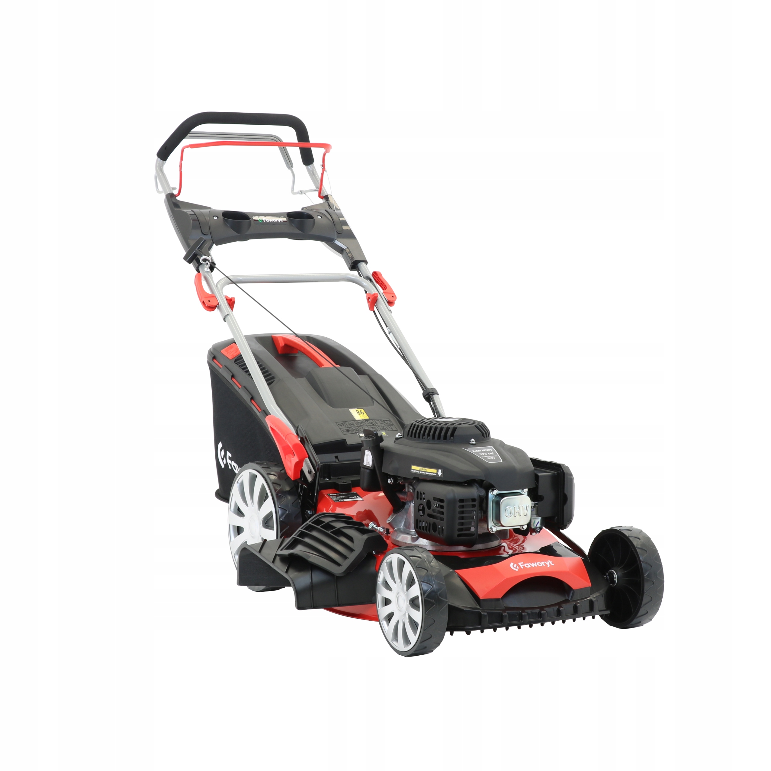FAWORYT MOCNA KOSIARKA SPALINOWA Z NAPĘDEM KOSZEM 51cm LONCIN 196,00cm3 5KM