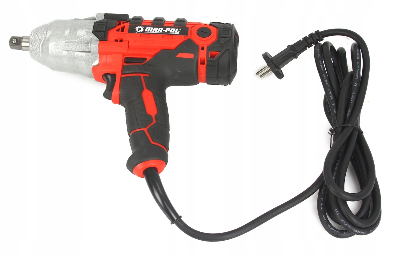 KLUCZ UDAROWY ELEKTRYCZNY 2000W 720Nm 1/2" MOCNY Z ZESTAWEM NASADEK M80489