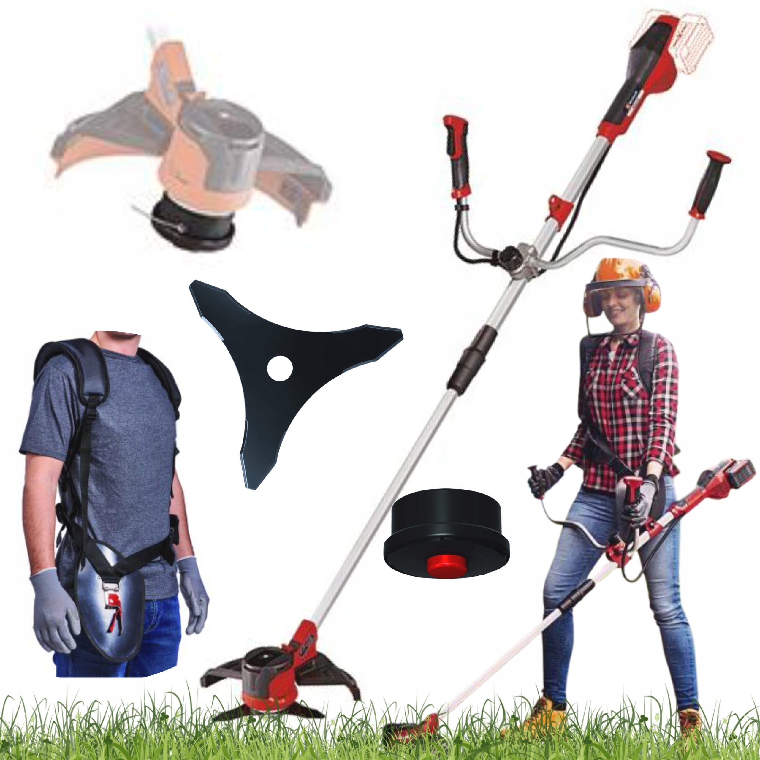 KOSA 25,5/30cm ŻYŁKA OSTR AKUMULATOROWA 2x18V AGILLO 36/255 BL-Solo EINHELL