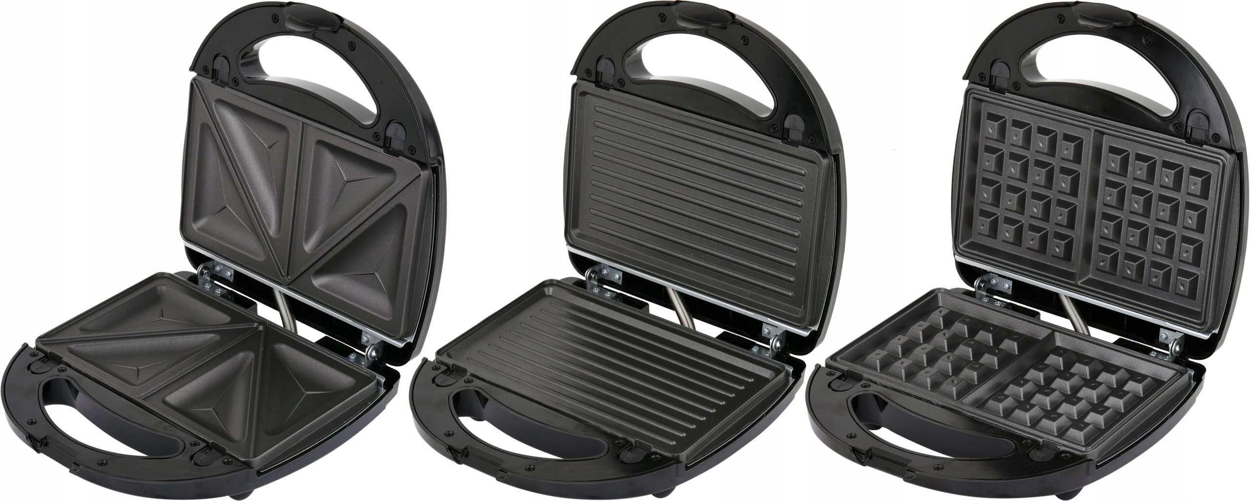 LUND OPIEKACZ GOFROWNICA GRILL SANDWICH TOSTER 3w1 760W 67525
