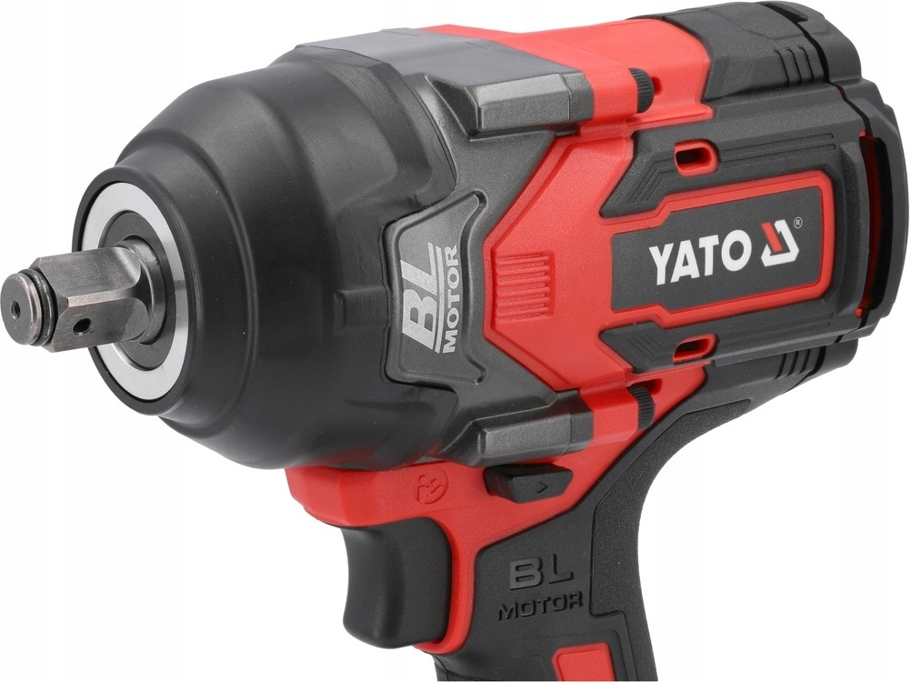 YATO KLUCZ UDAROWY BEZSZCZOTKOWY AKUMULATOROWY 18V 1/2'' 1200NM 4Ah ADAPTER