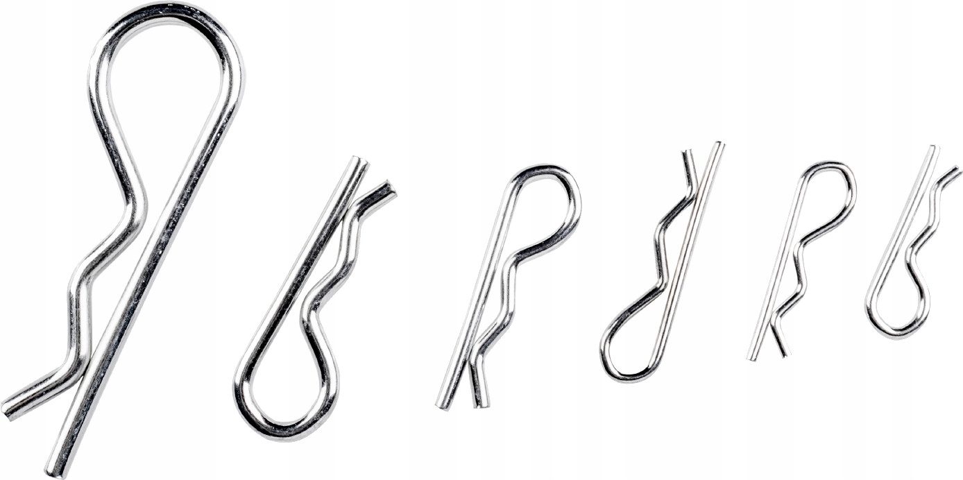 KOMPLET ZAWLECZKI ZAWLECZEK SPRĘŻYNOWYCH 150 SZT