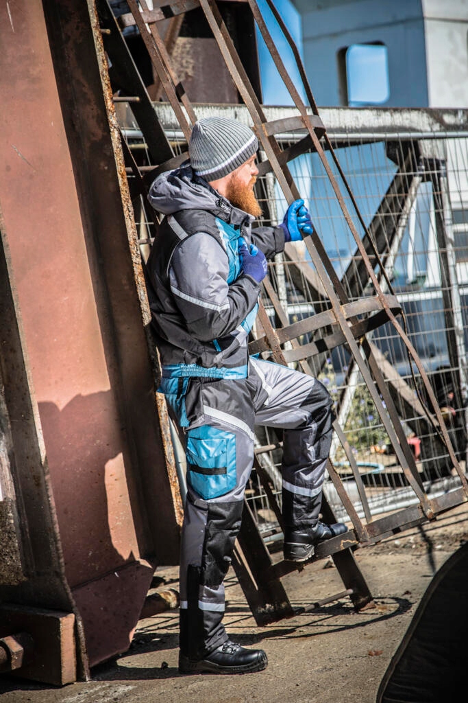 LAHTI PRO SPODNIE ROBOCZE MONTERSKIE DO PASA OCHRONNE BHP L40502 ROZ. XXL