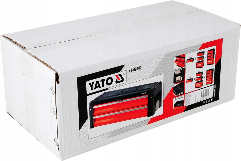 YATO YT-09107 SKRZYNKA NARZĘDZIOWA 2 SZUFLADY