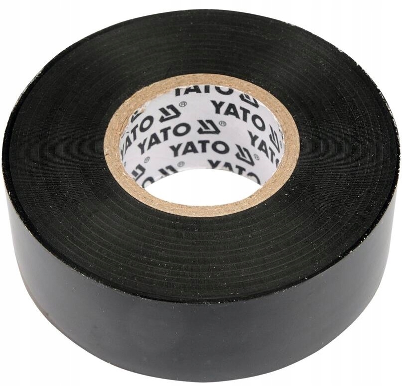 YATO TAŚMA IZOLACYJNA ELEKTROIZOLACYJNA 25MMX20MX0,19MM, CZARNA YT-8174
