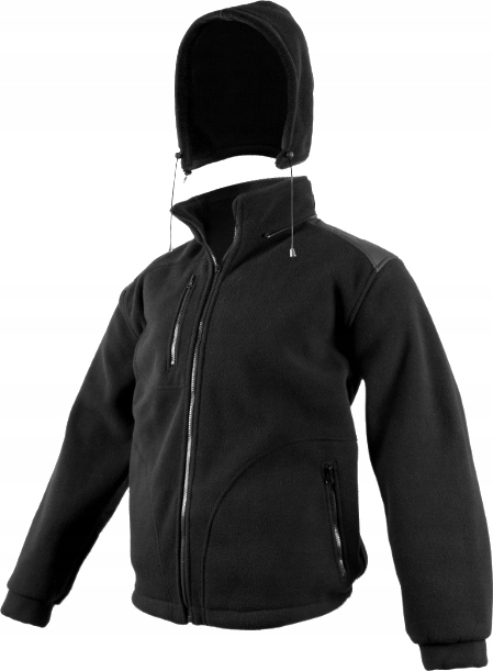 GRUBY POLAR MĘSKI ROBOCZY BLUZA POLAROWA ROBOCZA z ODPINANYM KAPTUREM r.XL