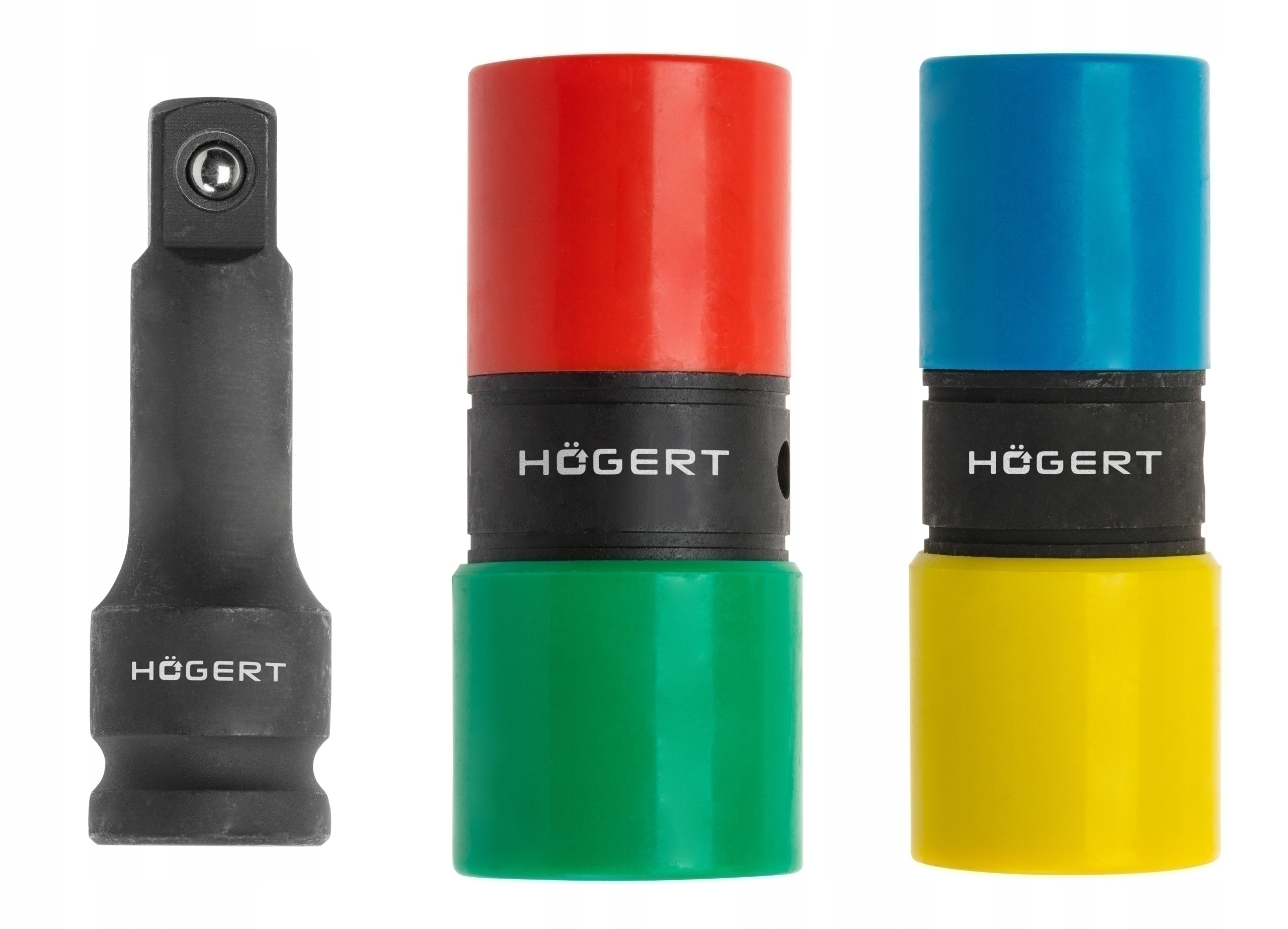 HOEGERT KLUCZ UDAROWY PNEUMATYCZNY + ZESTAW NASADEK UDAROWYCH + HT4R622