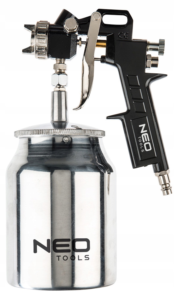NEO PISTOLET LAKIERNICZY DO MALOWANIA DOLNY ZBIORNIK DYSZA 1,5mm 14-704