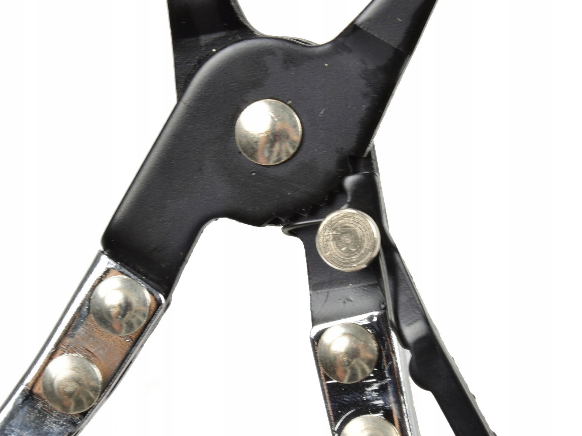 GEKO ZACISKARKA SZCZYPCE PROSTE DO OPASEK TAŚMOWYCH Z BLOKADĄ G01650