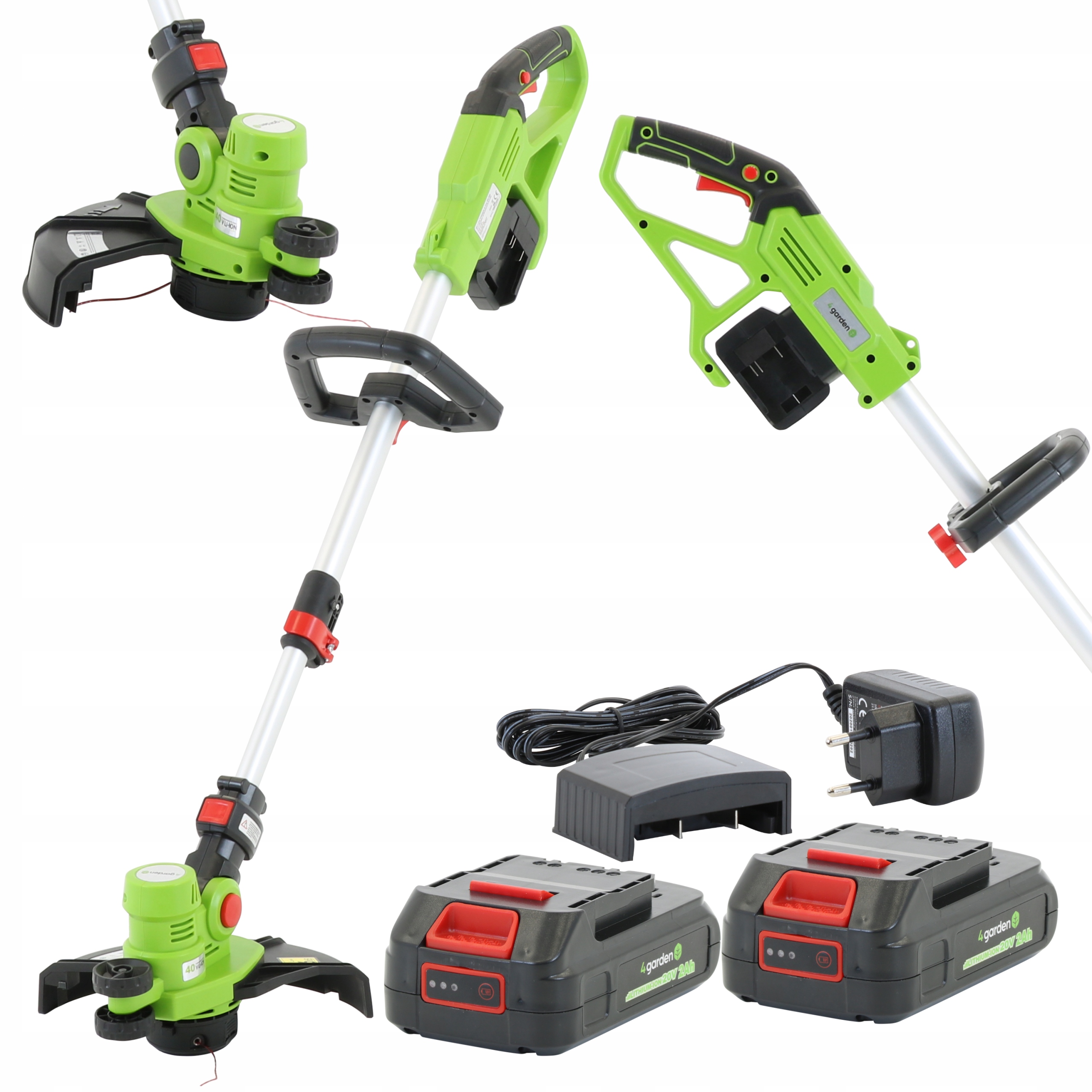 KOSA PODKASZARKA AKUMULATOROWA 20V + 2x2Ah 4GARDEN