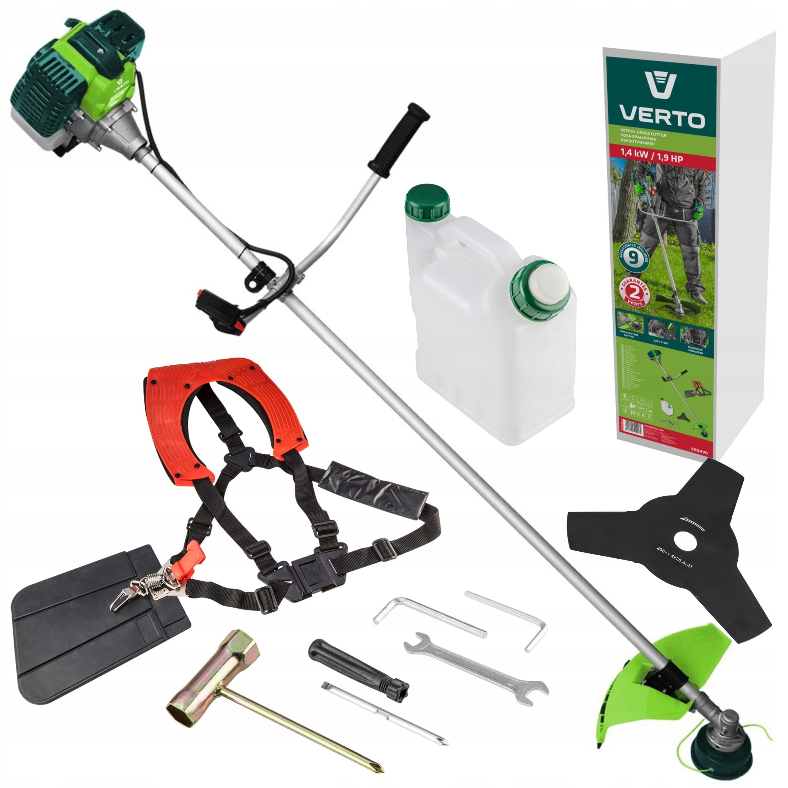 KOSA SPALINOWA 1.4KW PODKASZARKA SZELKI ŻYŁKA