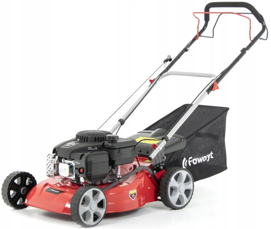 F STALOWA KOSIARKA SPALINOWA DO TRAWY Z NAPĘDEM LONCIN 4KM 46cm 60L+ OLEJ