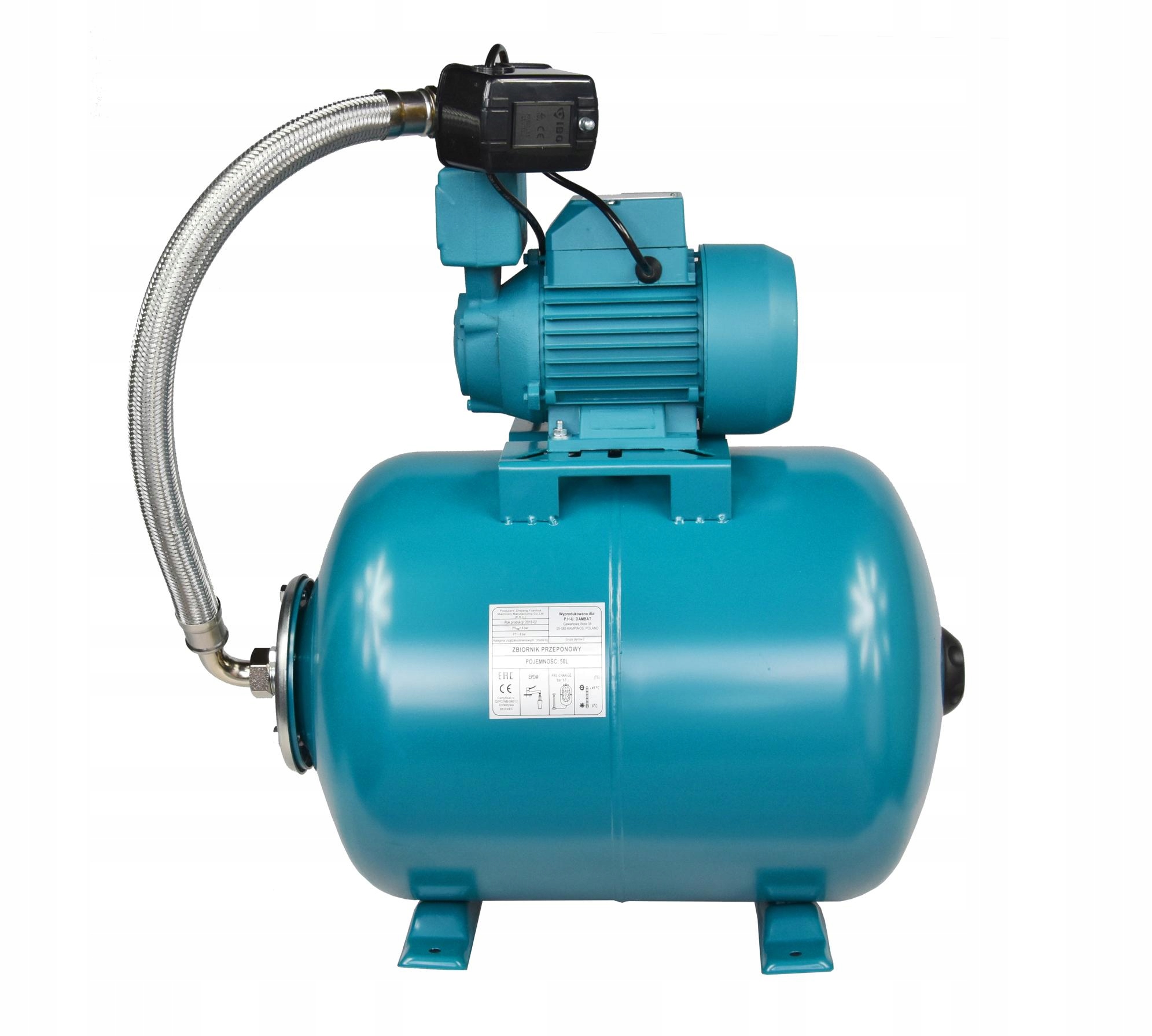 IBO HYDROFOR WZI 750 Z OSPRZĘTEM ZBIORNIK 100L +WĄŻ 60cm ZESTAW HYDROFOROWY