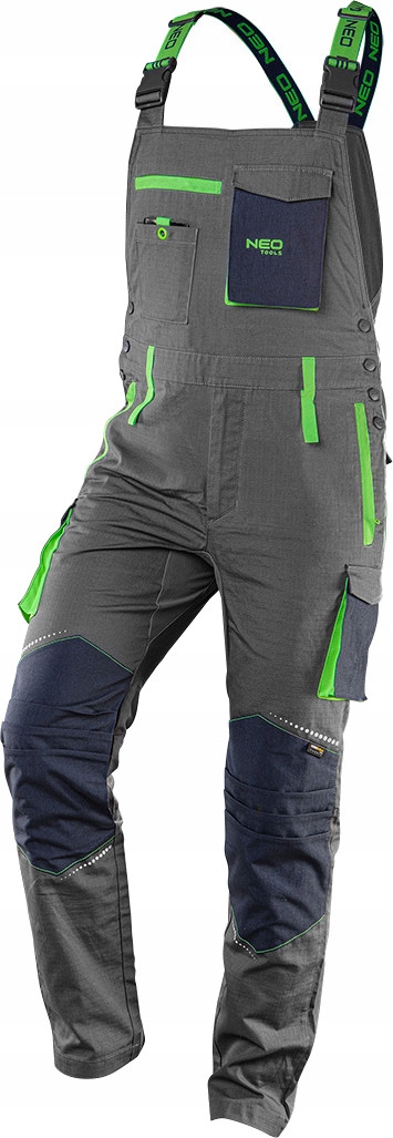 NEO 81-247 SPODNIE ROBOCZE ogrodniczki BAWEŁNA 3XL