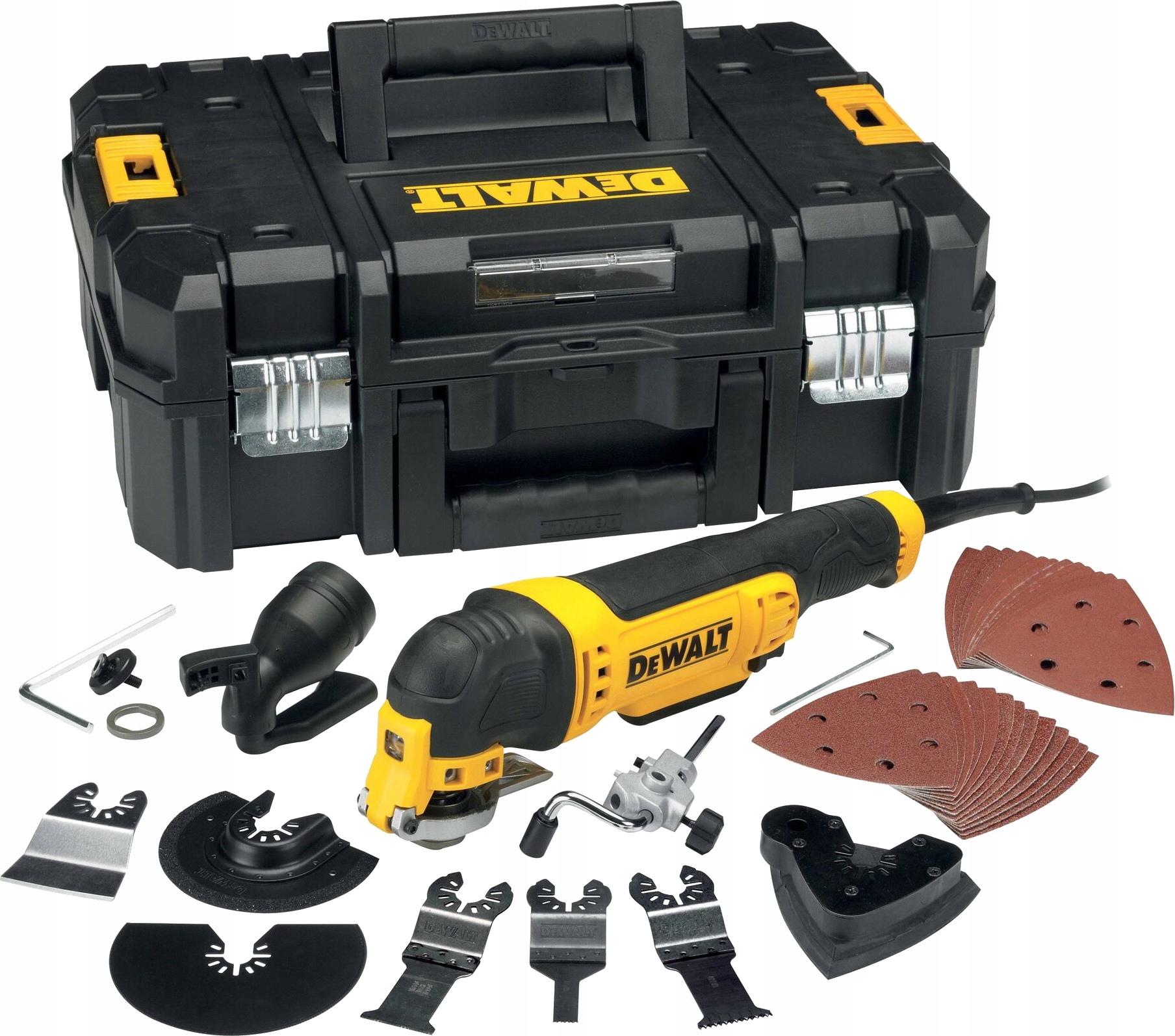 DEWALT SIECIOWE NARZĘDZIE WIELOFUNKCYJNE TSTAK AKCESORIA KUFER DWE315KT-QS
