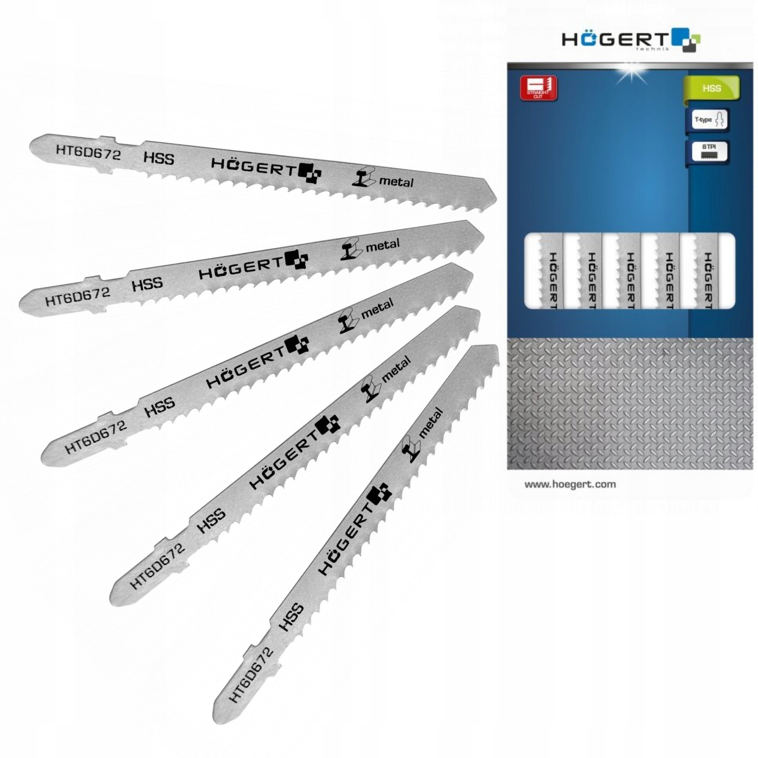 HOEGERT BRZESZCZOT DO CIĘCIA METALU 8TPI 100MM 5el