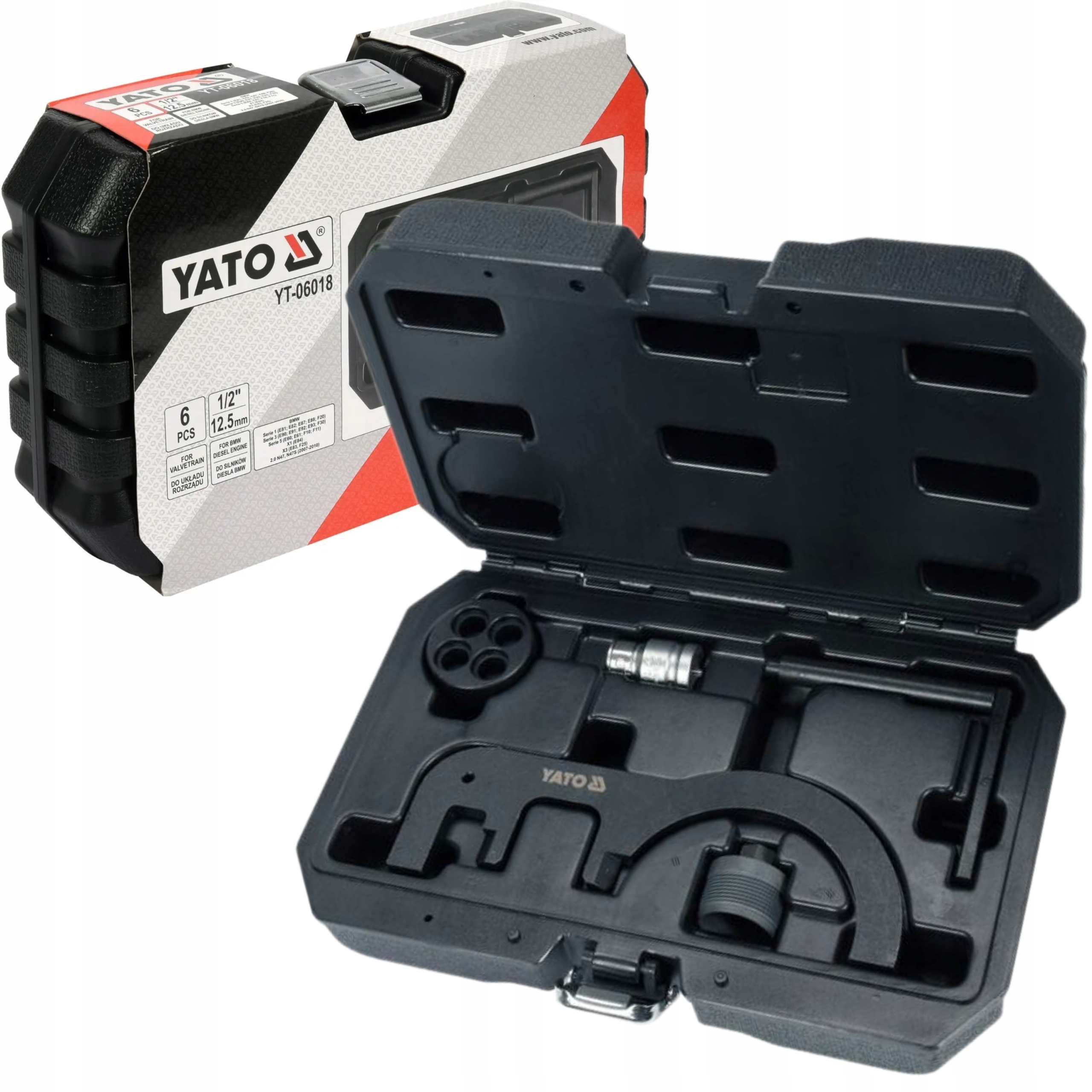 YATO ZESTAW BLOKAD ROZRZĄDU BMW 6 ELEMENTÓW WALIZKA YT-06018
