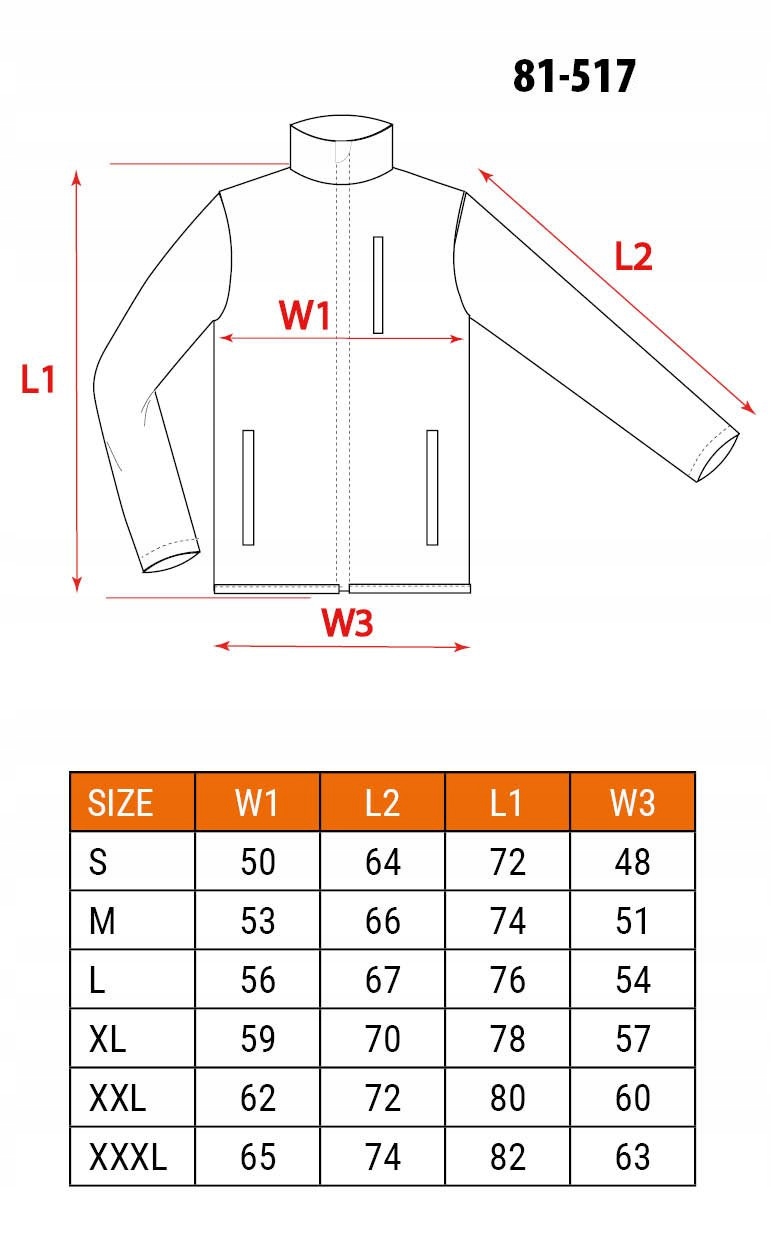 BLUZA KURTKA SOFTSHELL OUTDOOR, BEŻOWA, MĘSKA ROBOCZA ODBLASKI ROZMIAR XXL
