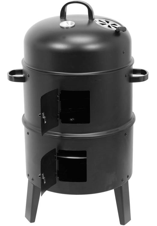 WĘDZARNIA OGRODOWA STALOWA WĘDZARKA GRILL 37 cm