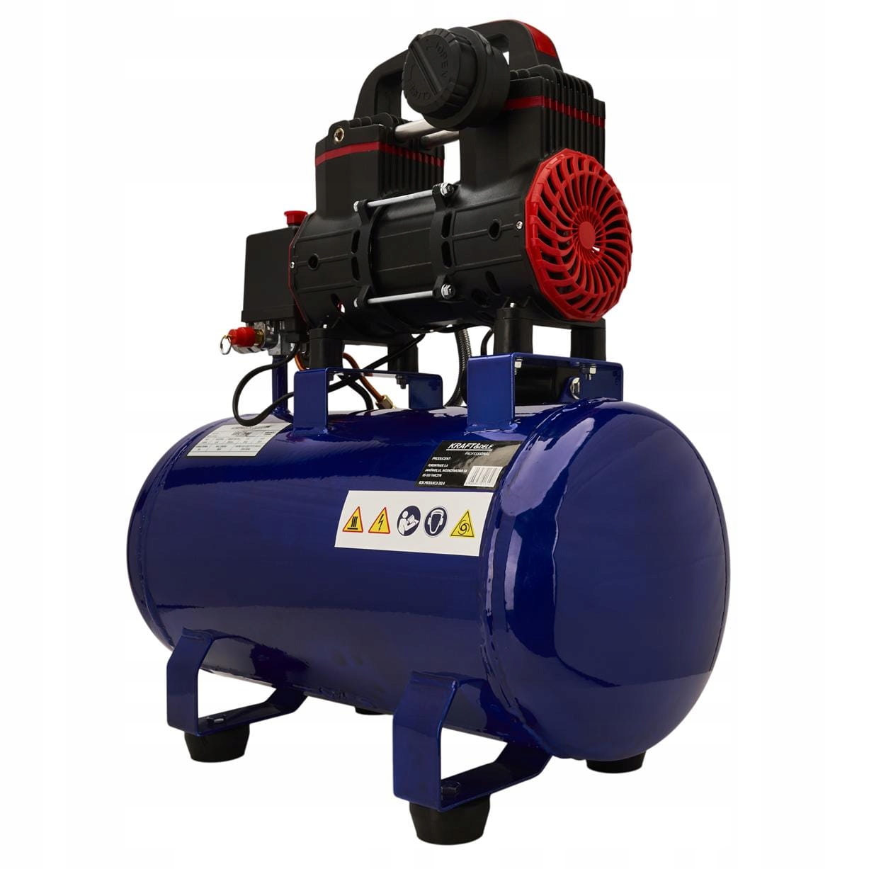 KRAFT&DELE KOMPRESOR BEZOLEJOWY ZBIORNIK 24L 1390W 220 L/MIN 2850rpm KD2128