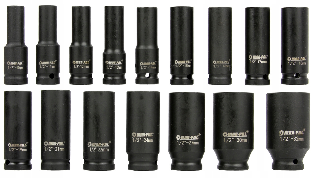 ZESTAW NASADEK UDAROWYCH 1/2" 16EL.10-32MM WALIZKA M58256