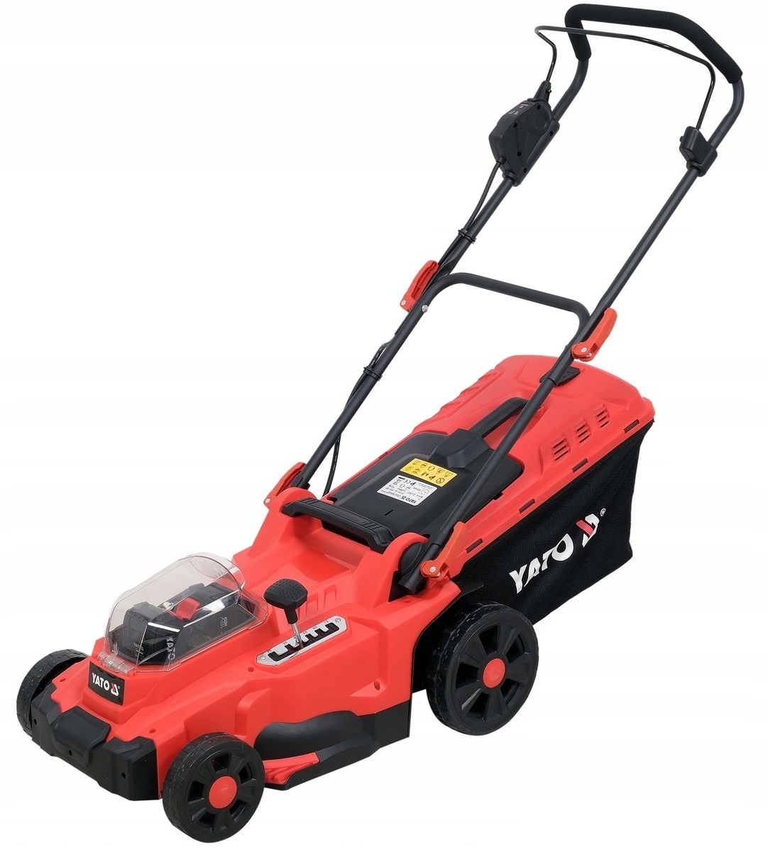 YATO KOSIARKA AKU. BEZSZCZOTKOWA DO TRAWY 2x18V 4A 37cm 35L REGULACJA 36V