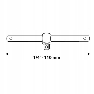 POKRĘTŁO Z KWADRATEM ZABIERAJĄCYM 110MM 08-256 NEO