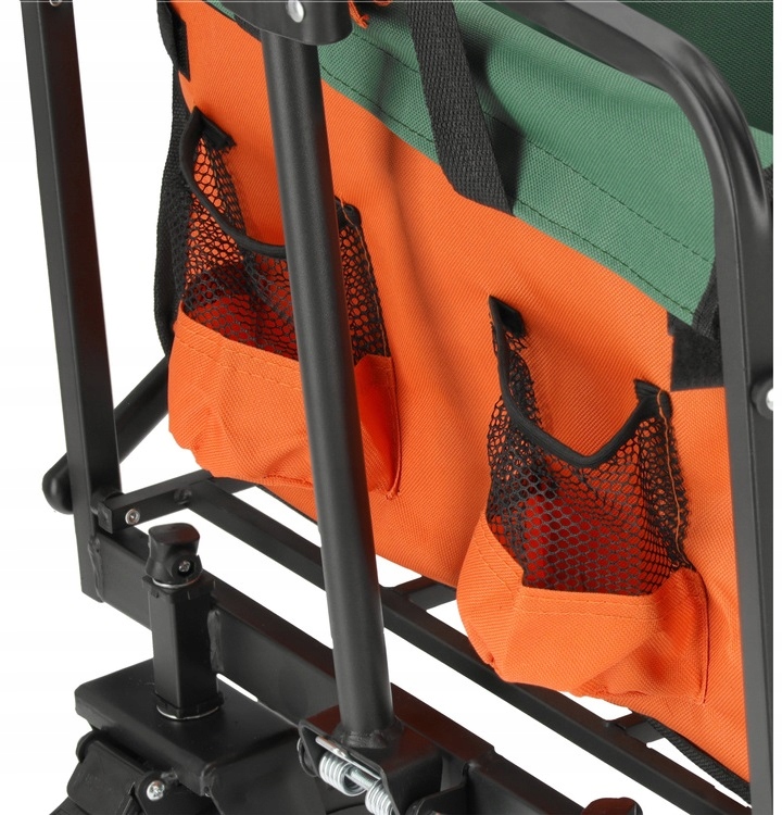 FLO WÓZEK OGRODOWY TRANSPORTOWY TURYSTYCZNY SKŁADANY SZEROKIE OPONY 100KG