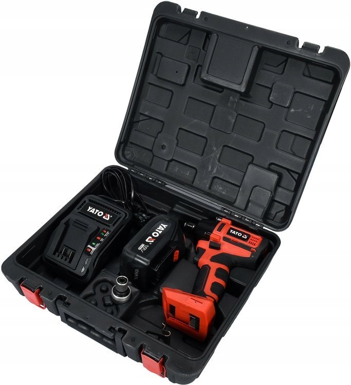 YATO ZAKRĘTARKA UDAROWA KLUCZ 18V BEZSZCZOTKOWA AKUMULATOROWA +3Ah YT-82802