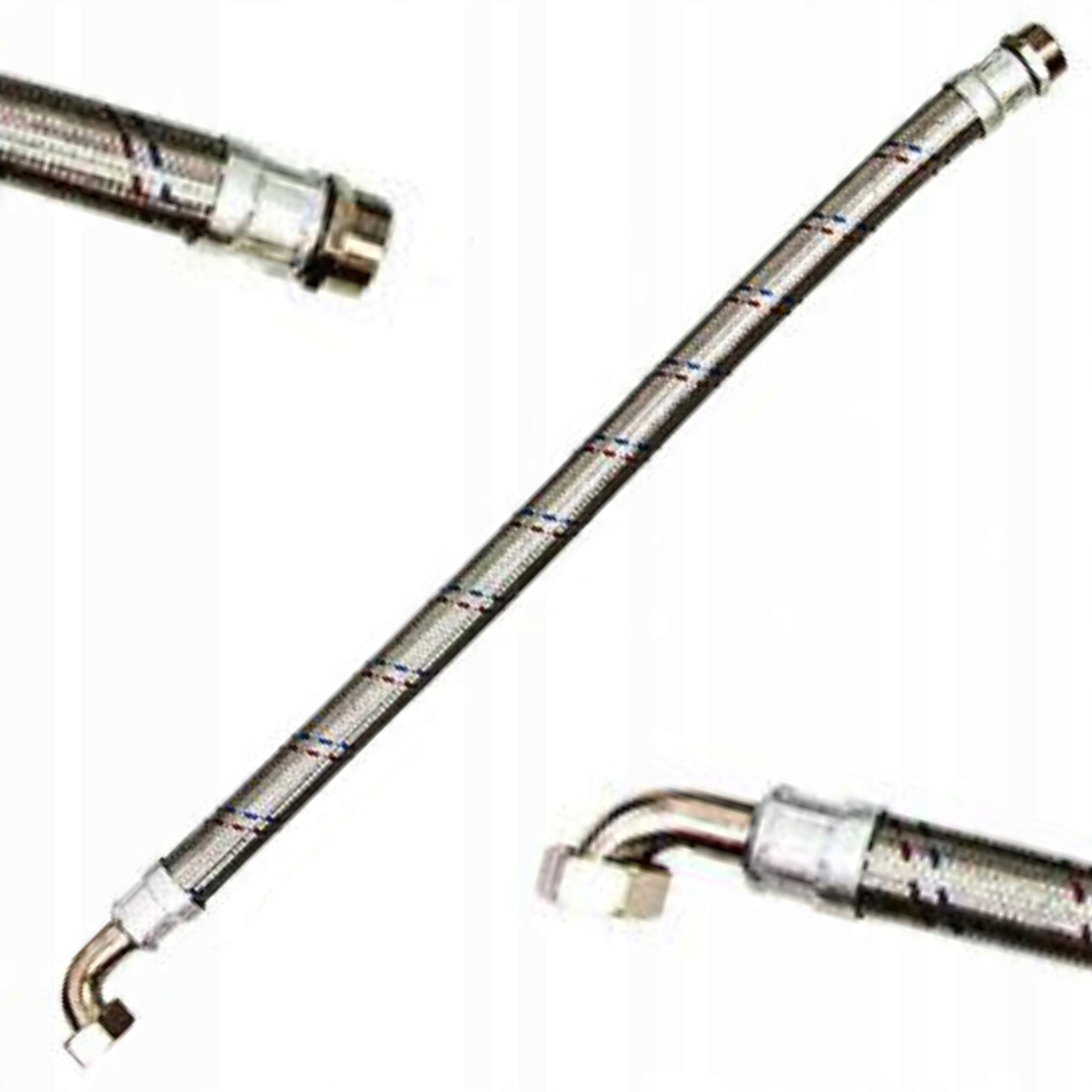 OMNIGENA WĄŻ ANTYWIBRACYJNY 1"x1" 70cm 700mm Z KOLANKIEM DO POMP