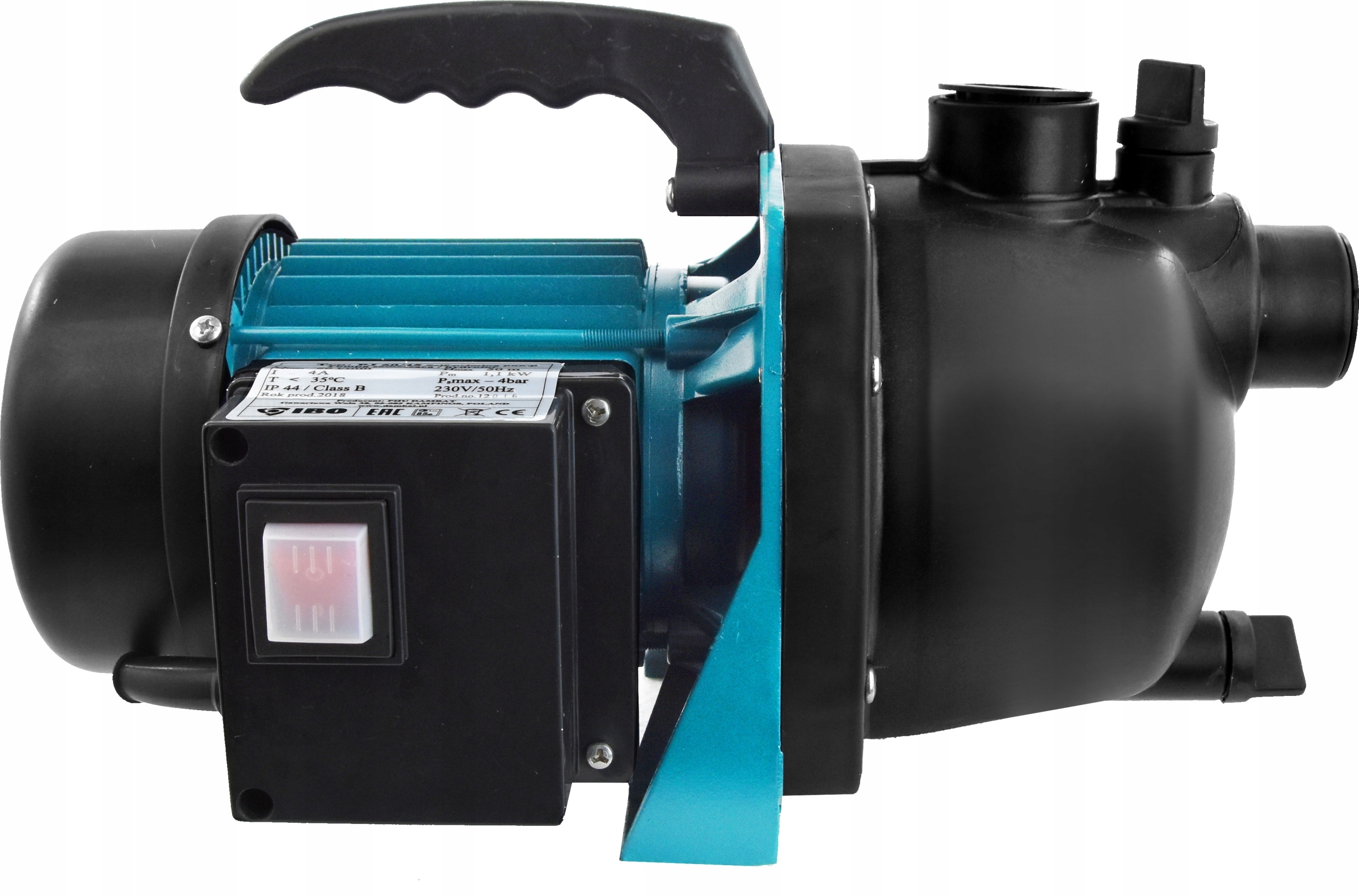 POMPA HYDROFOROWA OGRODOWA DO WODY CZYSTEJ 1100W PJ60/45 3500l/h 230V