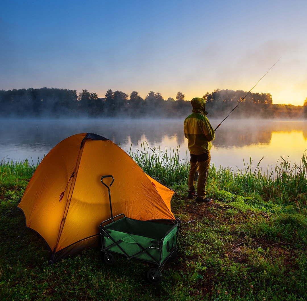 WÓZEK OGRODOWY TRANSPORTOWY PRZYCZEPKA SKŁADANY