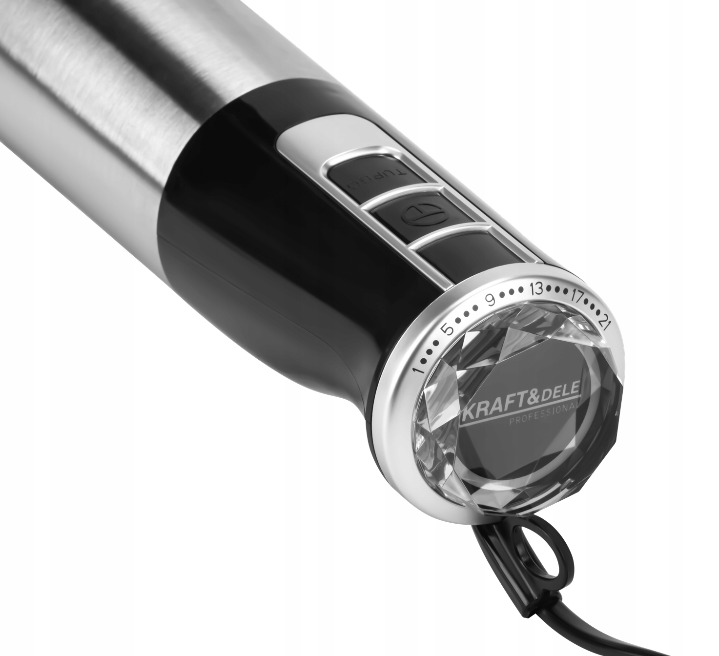 KRAFTDELE BLENDER 1500W + AKCESORIA 7 el. SREBRNY 21 TRYBÓW PRACY KD4181