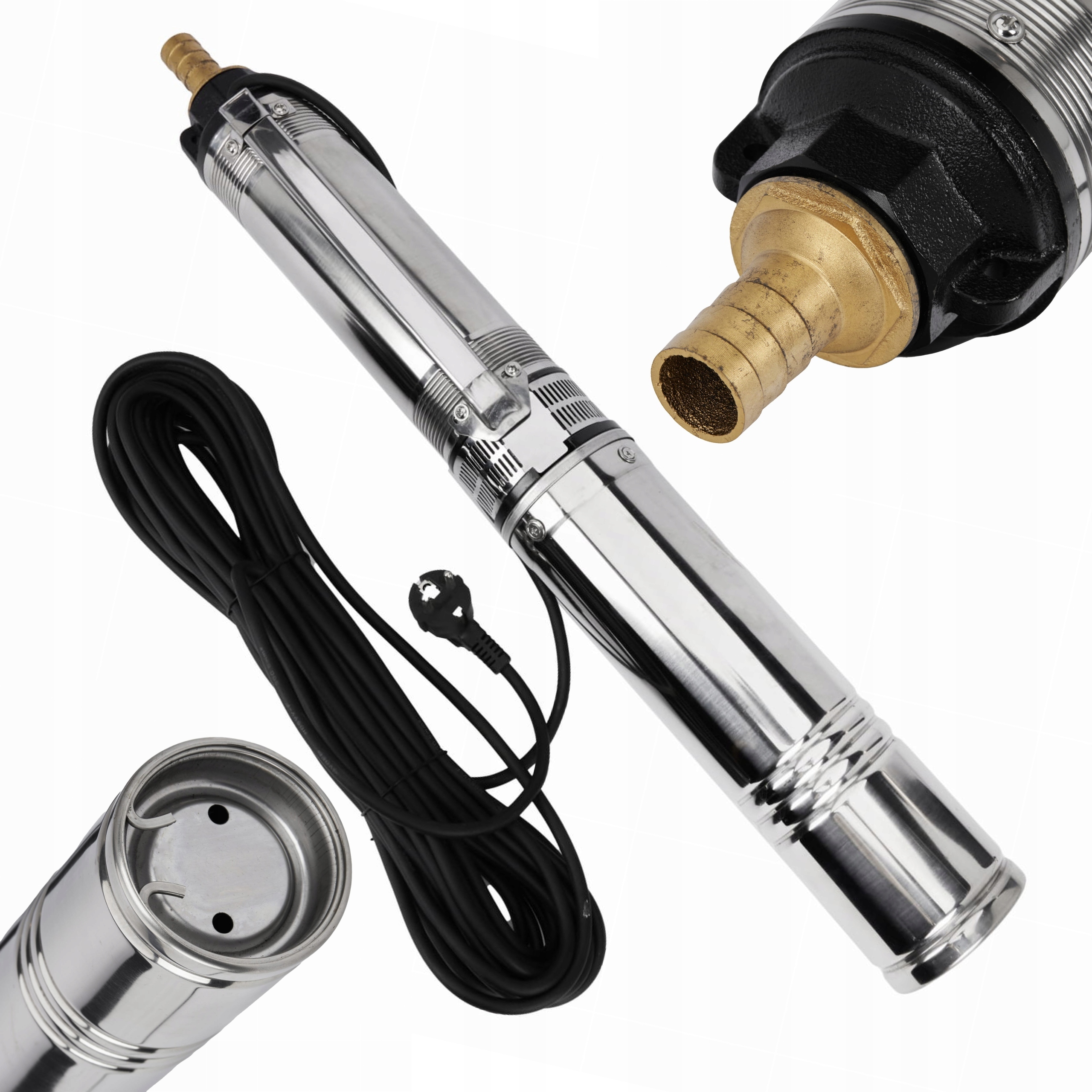 KRAFT&DELE POMPA GŁĘBINOWA ŚRUBOWA 100MM 0,65KW 45L/MIN KD1703